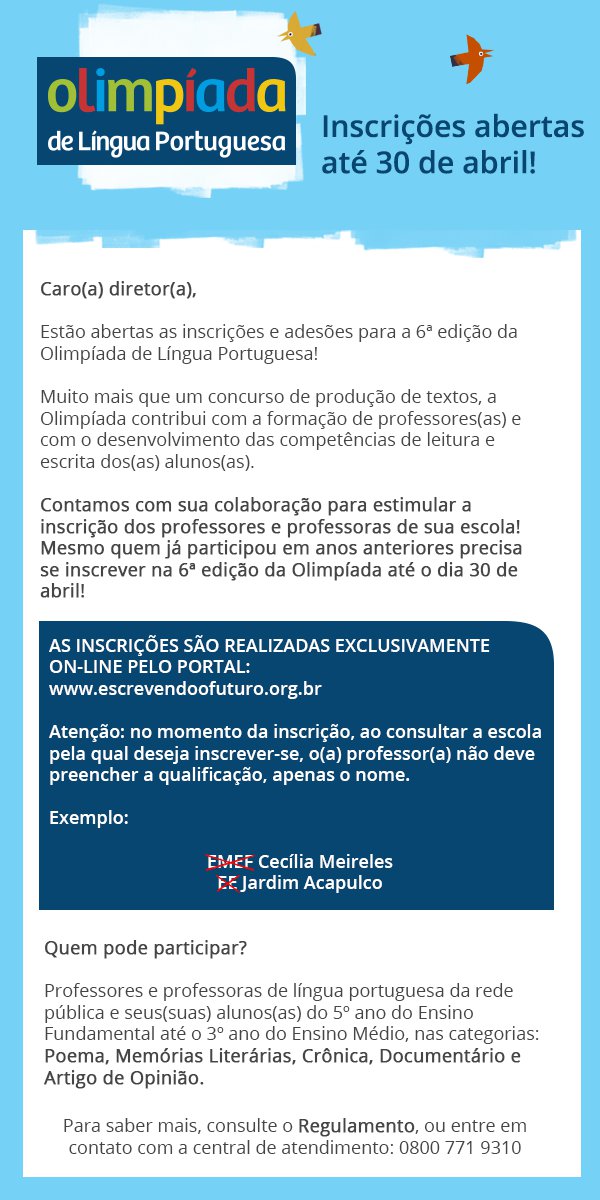 Olimpiada Lingua Portuguesa