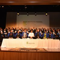 Emoção marcou solenidade de colação de grau do Campus Cuiabá na noite de ontem, 22