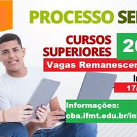 Campus Cuiabá Octayde oferta vagas para cursos superiores no período noturno. Seleção será pela nota de português e matemática do Ensino Médio