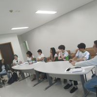 Equipe de gestão recebe chapa vencedora da eleição do Grêmio Estudantil Nilo Peçanha