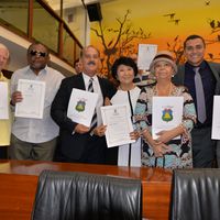 O Reitor e professores do IFMT são homenageados em sessão solene na Câmara Municipal de Cuiabá