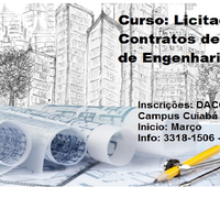 Campus Cuiabá Octayde oferta curso gratuito de licitação e contrato de obras e serviços de engenharia