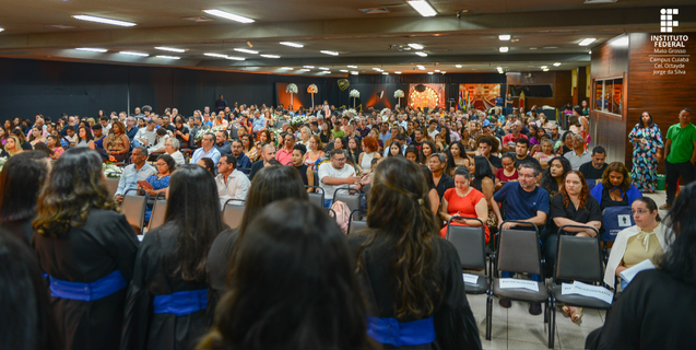 Campus Cuiabá Octayde realiza formatura de 59 profissionais