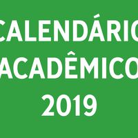 Calendário Acadêmico 2019