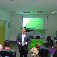 Palestra do Reitor do IFMT abriu o Iº Construgeo - Semana Acadêmica de Construção Civil e Geotecnologia no campus Cuiabá