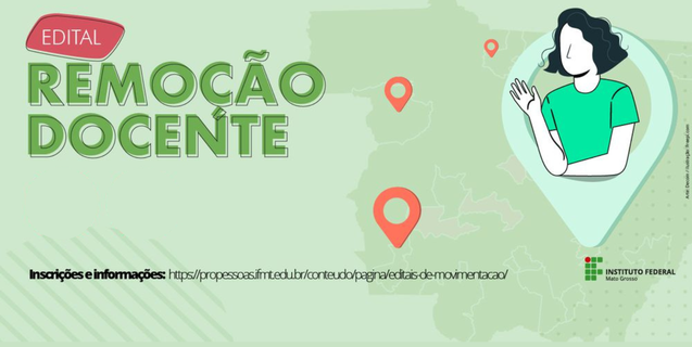 Remoção de Docentes para os campi Alta Floresta, Guarantã e São Vicente